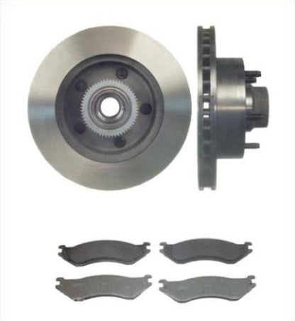 Se adapta a pastillas y rotores delanteros de freno Dodge Ram Van 1500 1998-2002.