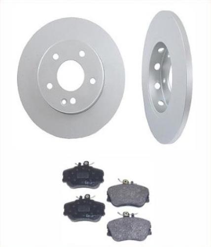 97-1998 Mercedes C230 de Vin A545906 F647651 Rotores y pastillas de freno delantero sólido