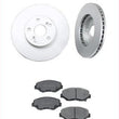 Fits 2003-2008 Honda Pilot Front Brake Rotors & Ceramic Brake Pads