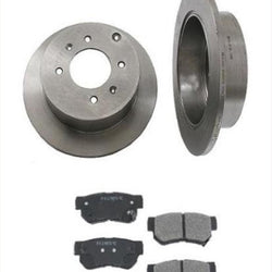 Fits 10-15 Tucson AWD 10-16 Sprtage AWD Rear Brake Rotors & Ceramic Pads