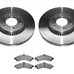 For 2002-05 GM Trailblazer EXT 129 Inch Extended Wheel Base Front Rotors & Pads