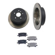 2004 2005 2006 Lexus RX330 (2) Rear Brake Rotors & Ceramic Disc Pads Rear 3Pc