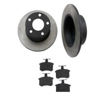 98-04 Audi A6 FWD Non-Quattro 245MM Rear Brake Rotors & Ceramic Pads