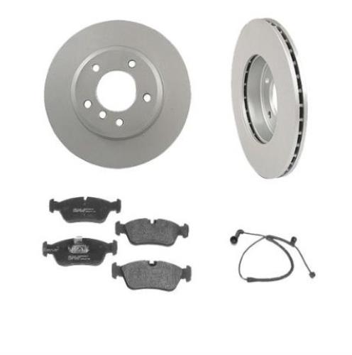 For 03-05 Mercedes C240 Rear Wheel Drive Frt Brake Rotors Pads Brake Pad Sensor