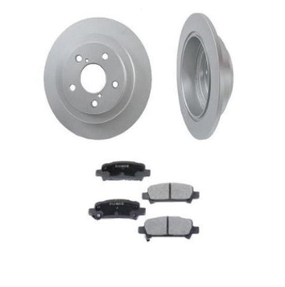 10 15/32 Inch Rear Brake Rotors & Pads fits for 1990-1998 Subaru Legacy