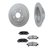 10 15/32 Inch Rear Brake Rotors & Pads fits for 1990-1998 Subaru Legacy