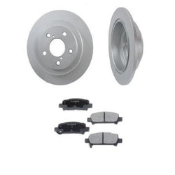 10 15/32 Inch Rear Brake Rotors & Pads fits for 1990-1998 Subaru Legacy