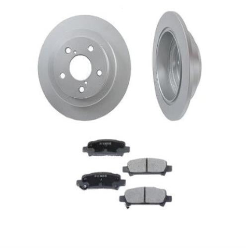 10 15/32 Inch Rear Brake Rotors & Pads fits for 1990-1998 Subaru Legacy