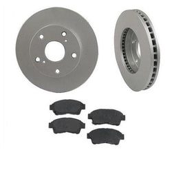 2000-2001 Toyota Camry 4Cly Rotores y pastillas de freno delantero Modelo base 10 1/32 pulgadas