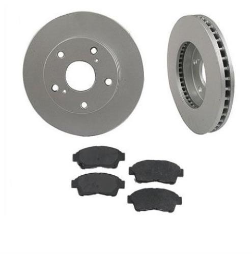 2000-2001 Toyota Camry 4Cly Rotores y pastillas de freno delantero Modelo base 10 1/32 pulgadas