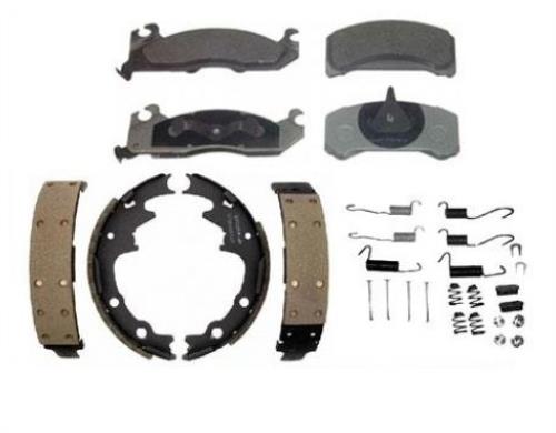1987-1993 Ford Mustang 4 y 6 Cly Pastillas delanteras Zapatas de freno Resortes