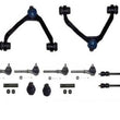 1997-2002 NAVIGATOR 4WD (2) Upper Control Arm Ball Joint Tie Rod 12Pc Kit