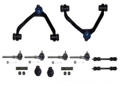 1997-2002 NAVIGATOR 4WD (2) Upper Control Arm Ball Joint Tie Rod 12Pc Kit