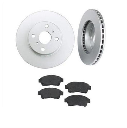 Fits 1993-1997 Toyota Corolla Front Brake Rotors & Ceramic Pads