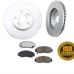 Fits 2005-2008 Accord 4 Door Automatic Transmission Frt Brake Rotors & Brake Pad