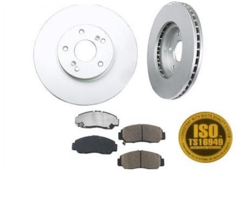 Fits 2005-2008 Accord 4 Door Automatic Transmission Frt Brake Rotors & Brake Pad