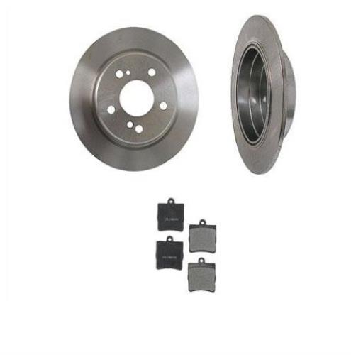 1996-2000 Mercedes C280 1 / Pin RR Brake Rotors & Pads