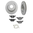 2000 323i 323IC 328i (2) Rear Brake Rotor Pads & Sensor