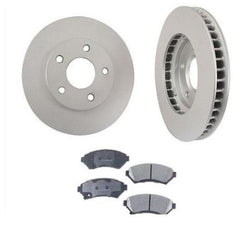 for 97-04 Olds Silhouette Van Front Wheel Drive Front Brake Rotors Ceramic Pads
