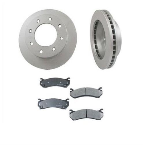 Rear Brake Rotors & Ceramic Pads For 2003-2009 H2 Hummer