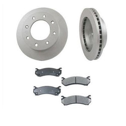 Rotores de freno trasero y pastillas de cerámica 100% nuevos para Hummer H2 2003-2009