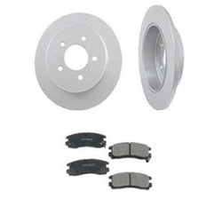 06 07 08 09 Fits Mitsubishi Eclipse 2.4L Rear Brake Rotors & Pads
