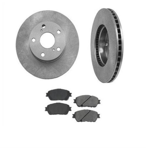 2005 2006 2007 2008 2009 Toyota Tacoma 2 W/D (2) Front Brake Rotors & Ceramic Pads