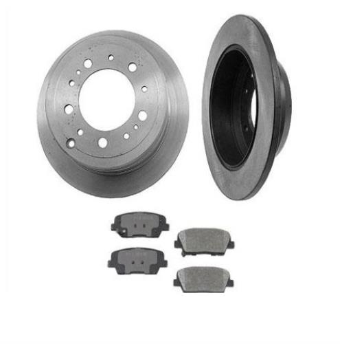 Rear Brake Rotors Ceramic Brake Pads for Sedona 07-14 / 07-08 Entourage