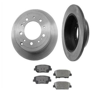 Rear Brake Rotors Ceramic Brake Pads for Sedona 07-14 / 07-08 Entourage