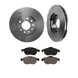 Se adapta a 03-05 Saab 9 5 9-5 288 mm delanteros 11 21/64 pulgadas rotores de freno y pastillas de cerámica