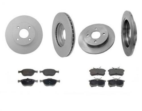 02-04 For Focus SVT Front & Rear Rotors & Pads 54113 54106