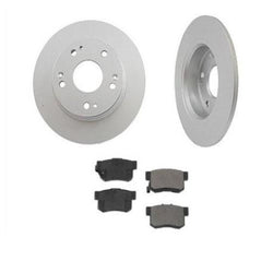 2003-2007 Honda Accord (2) Rear Brake Rotors & Ceramic Pads