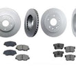 Fits 2001-2003 Acura 3.2 CL Front & Rear Brake Rotors & Ceramic Brake Pads