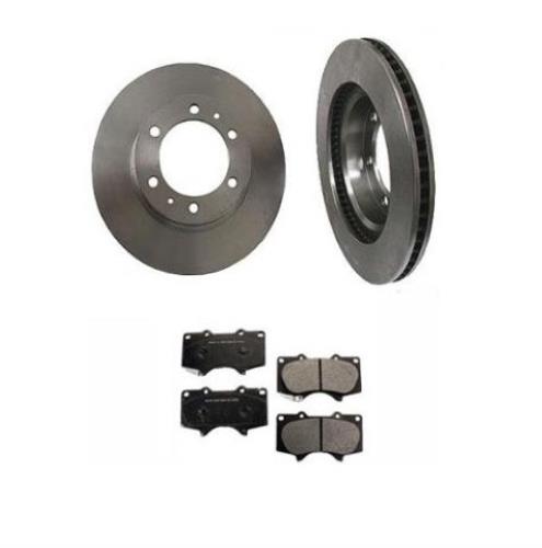 Fits For 2007 Toyota FJ Cruiser 4.0L Front Brake Rotors & Ceramic Pad