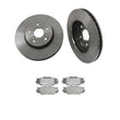 2006-2008 Lexus IS250 Rotores de freno delantero y pastillas de cerámica 31314 CD1178