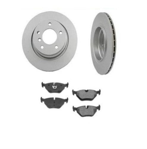 Para rotores y pastillas de freno traseros premium BMW 325i 2001-2005.