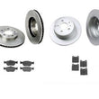 1998 1999 2000 V70 S70 Volvo 15 Inch Rims Front & Rear Rotors & Pads 6Pc Kit
