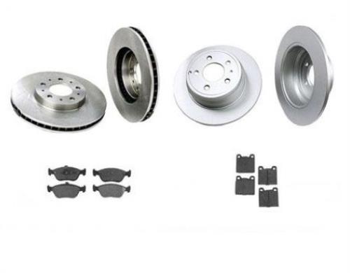 1998 1999 2000 V70 S70 Volvo 15 Inch Rims Front & Rear Rotors & Pads 6Pc Kit