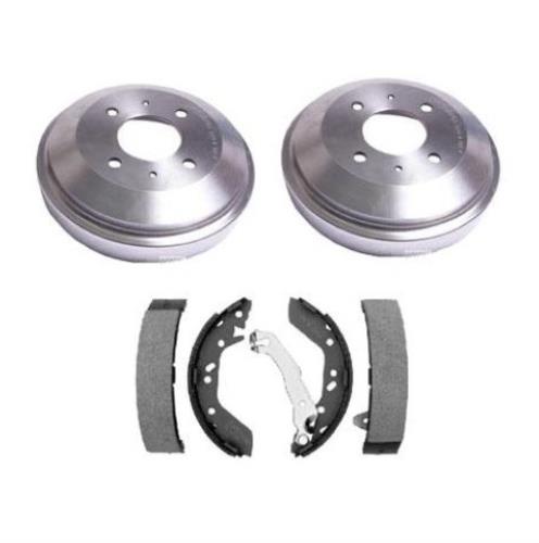 2000-2002 Accent (2) Rear Brake Drums and Shoes