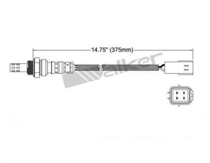 2006-2008 Forenza Reno 2.0L Rear Post O2 Oxygen Sensors