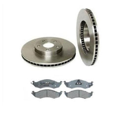 2 rotores de freno delantero y pastillas de cerámica 100% nuevos para camioneta Quest Villager 93-02