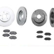 Rotores de freno de disco delantero y trasero y pastillas de freno para Nissan Maxima 2004-2008