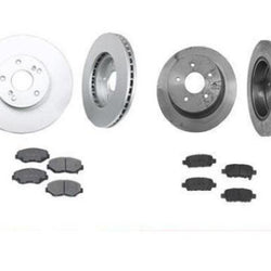 Front and Rear Disc Brake Rotors & Brake Pads for Nissan Maxima 2004-2008