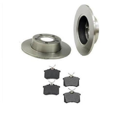 for 98-01 Audi A6 Quattro 2.8L Only with 245MM Rear Brake Rotors & Brake Pads