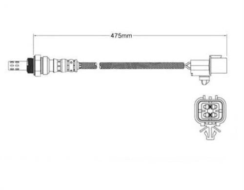 CHEVY SUZUKI Walker 250-24789 Oxygen Sensor NEW