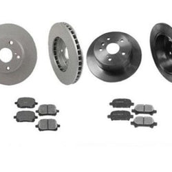1997-1999 Lexus ES300 delantero y trasero (4) rotores y almohadillas de cerámica Dash4