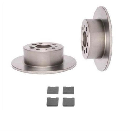 For 1985-1993 Volvo 240 Rr Brake Rotor Ceramic Pads Rotors W Girling Brakes