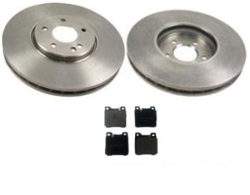 (2) REAR Brake Rotors & Metallic Pads fits for Chrysler Crossfire SRT6 2005 2006