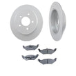 2001 2002 2003 Acura 3.2 CL (2) Rotores de freno trasero y pastillas metálicas