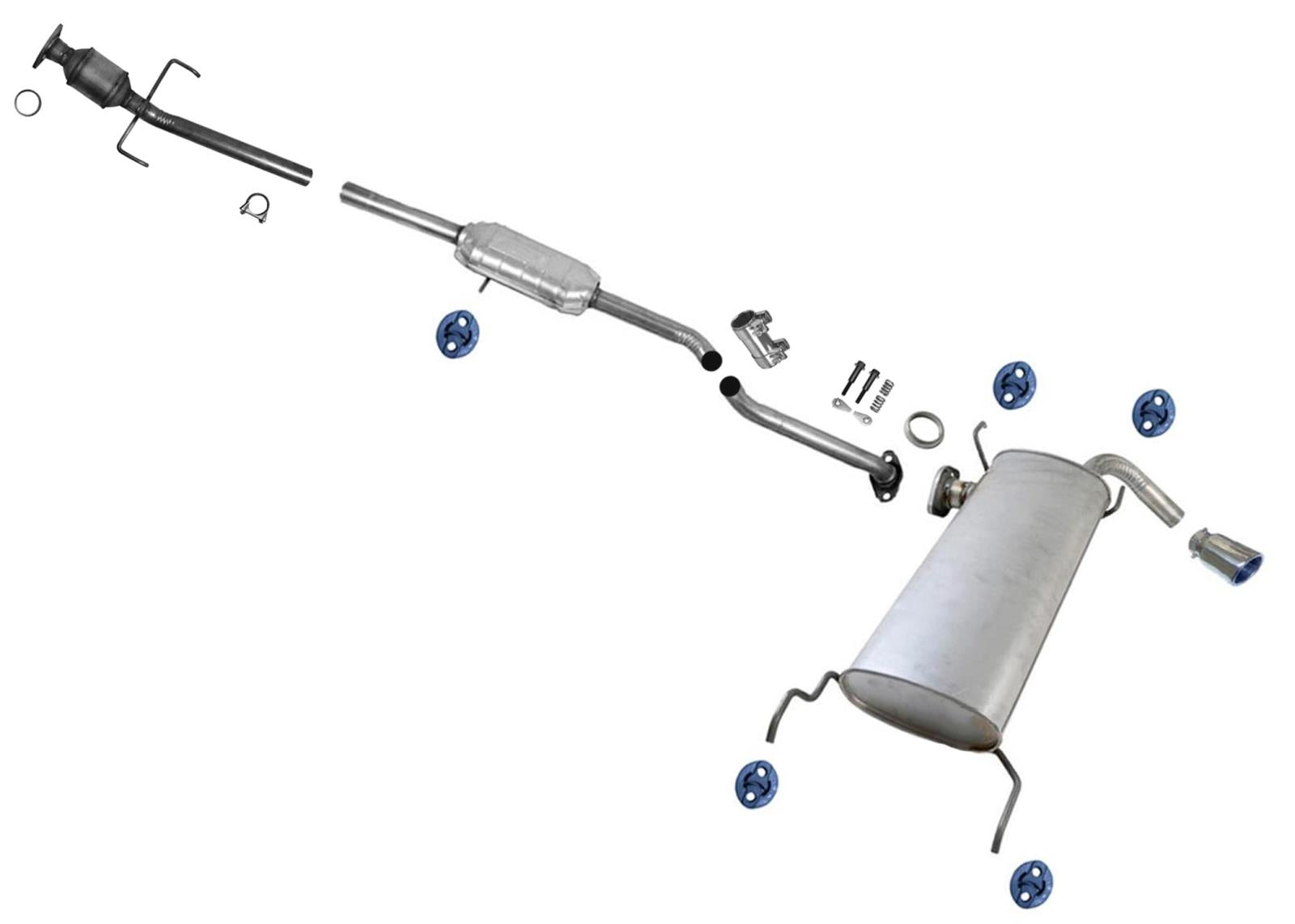 Catalytic Converter Resonator Pipe Muffler for Mazda CX-7 CX7 2.5L 2010 2012